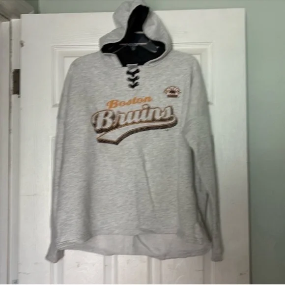 Boston Bruins Gray Hoodie - Picture 1 of 7